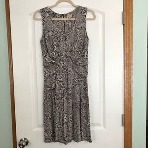 Brown and white Banana Republic Dress- 8